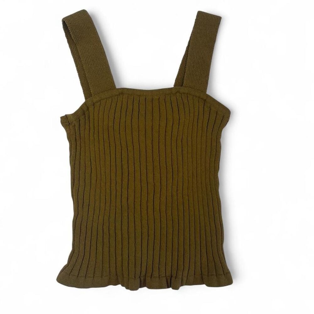 Madewell Women's Green and Khaki Vest